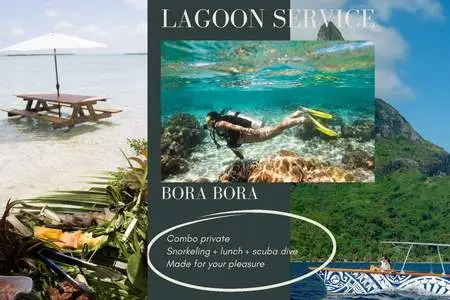 Combo snorkeling et plongée sous-marine à Bora Bora