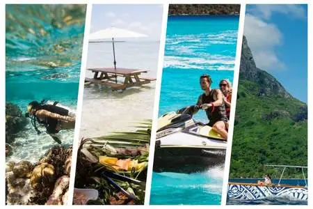 Tous les tours combinés à Bora Bora