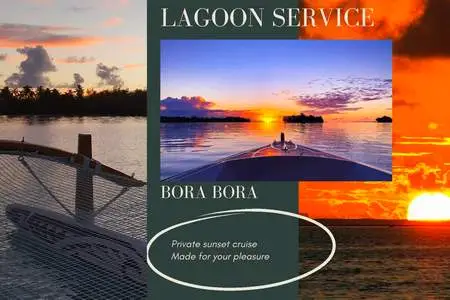 Croisière Luxury au coucher du soleil