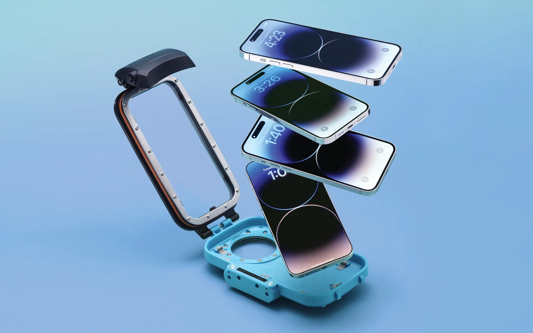 AxisGO case designed for the iPhone 14 range